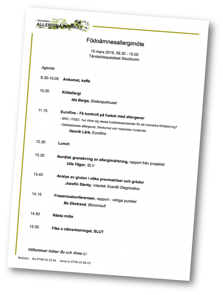Agenda bild